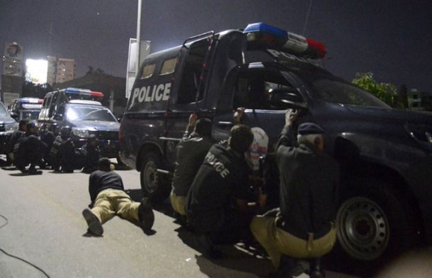 کراچی پولیس آفس پر حملہ کرنے والے دہشتگردوں کی شناخت ہو گئی