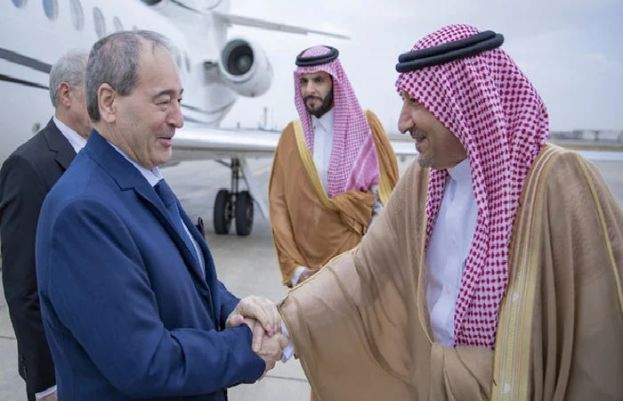 سعودی عرب کے ساتھ تعلقات بحال، شامی وزیرخارجہ کا جدہ میں پرتپاک استقبال