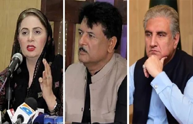 شاہ محمود قریشی، جمشید ومسرت چیمہ کو اڈیالہ جیل میں پندرہ دن کے لیے نظربند کر دیا گیا
