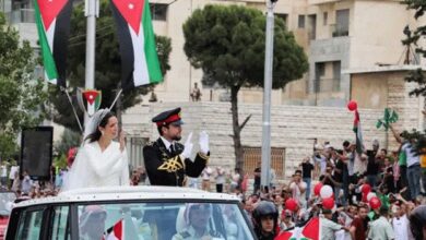 اردن کے ولی عہد حسین بن عبداللہ اور سعودی خاتون رجوہ آل سيف شادی کے بندھن میں بندھ گئے