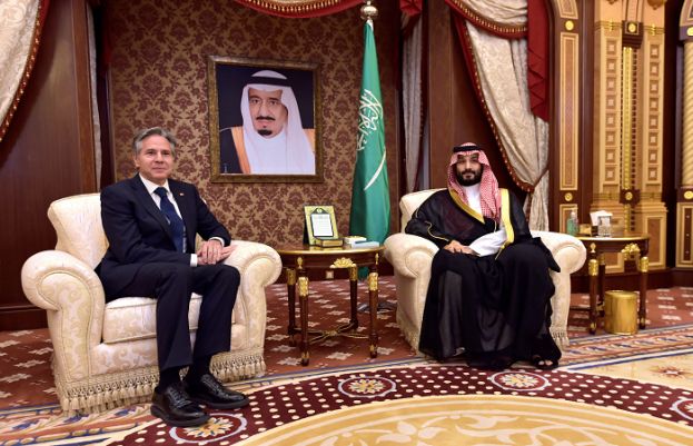 امریکی وزیر خارجہ انٹونی بلنکن اہم دورے پر سعودی عرب پہنچ گئے