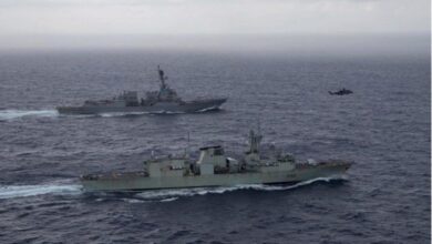 آبنائے تائیوان میں چینی اورامریکی جنگی بحری جہاز آمنے سامنے آگئے