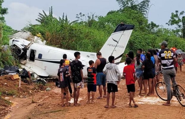 برازیل میں طیارہ گر کر تباہ، 14 افراد ہلاک