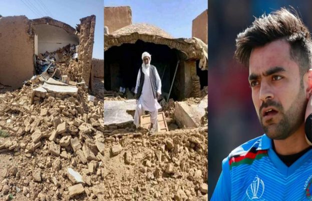 راشد خان کا ورلڈ کپ فیس زلزلہ متاثرین کو عطیہ کرنے کا اعلان