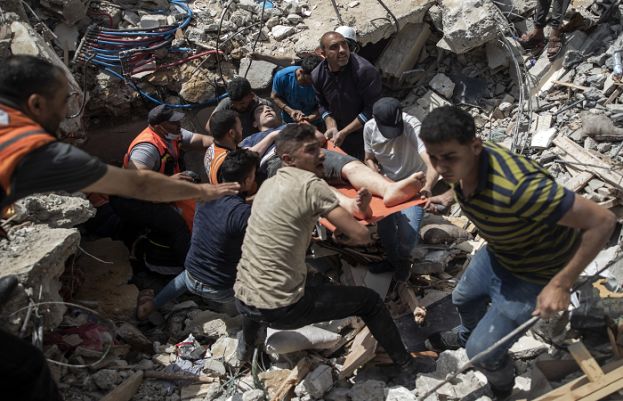 غزہ میں اسرائیلی جارحیت جاری، 5500 بچوں سمیت 13 ہزار فلسطینی شہید