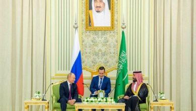 روسی صدر کی سعودی ولی عہد محمد بن سلمان سے ملاقات، مشرق وسطیٰ کی صورتحال پر تبادلہ خیال