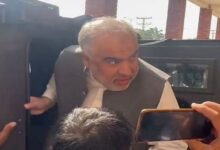 پی ٹی آئی رہنما اسد قیصر ایک بار پھر گرفتار