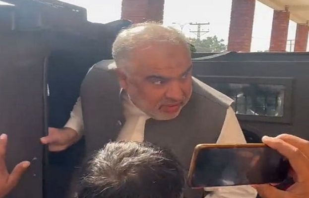 پی ٹی آئی رہنما اسد قیصر ایک بار پھر گرفتار