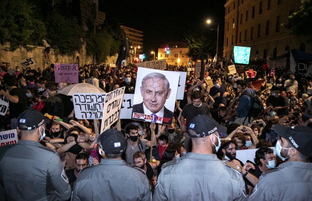 اسرائیل: نیتن یاہو کے خلاف مظاہرے اور استعفے کا مطالبہ