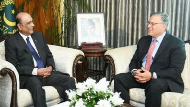 صدر آصف زرداری سے امریکی سفیر ڈونلڈ بلوم کی ملاقات