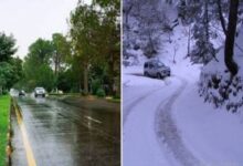 محکمہ موسمیات نے ایک بار پھر بارش اور برفباری کی پیشگوئی کر دی