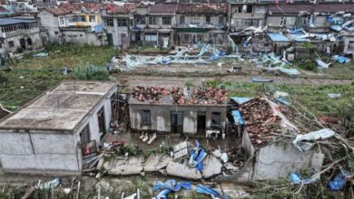چین میں طوفانی بگولوں نے تباہی مچادی