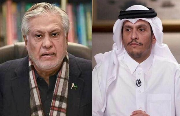 اسحاق ڈار کا قطری وزیراعظم سے ٹیلیفونک رابطہ، بھارتی یکطرفہ اقدامات پر آگاہ کیا