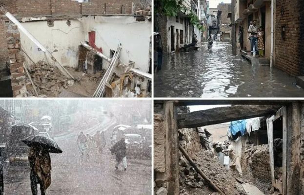 خیبرپختونخواہ میں طوفانی بارشوں سے تباہی، 10 افراد جاں بحق