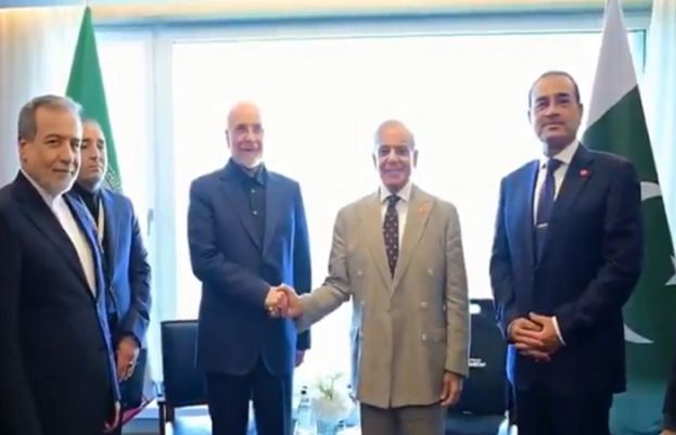 وزیر اعظم شہباز شریف اور فیلڈ مارشل عاصم منیر کی ایرانی وفد سے ملاقات