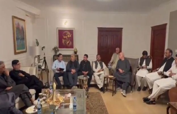 پی ٹی آئی لانگ مارچ پُر امن ہوگا، جدوجہد آئینی اور جمہوری ہوگی: اپوزیشن اتحاد کے اجلاس کا اعلامیہ جاری
