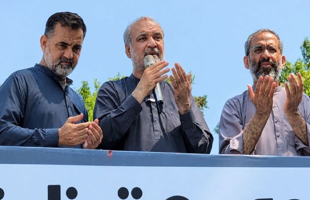 پیٹرولیم لیوی کے خلاف جماعت اسلامی کا سپر لانگ مارچ کراچی سے شروع ہوگیا