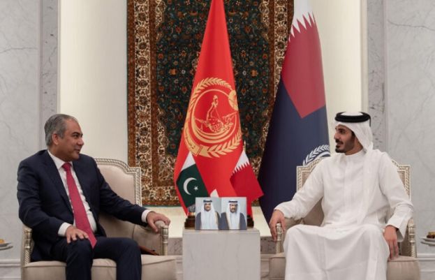 قطری وزیر داخلہ سے محسن نقوی کی ملاقات، خطے کی صورتحال اور علاقائی امن و استحکام کے امور پر تبادلہ خیال