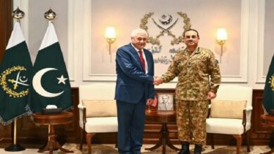 روسی وزیر داخلہ کی فیلڈ مارشل سید عاصم منیر سے ملاقات، باہمی دلچسپی کے امور اور علاقائی سیکیورٹی کی صورتحال پر تبادلہ خیال