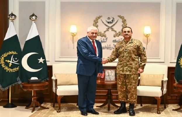 روسی وزیر داخلہ کی فیلڈ مارشل سید عاصم منیر سے ملاقات، باہمی دلچسپی کے امور اور علاقائی سیکیورٹی کی صورتحال پر تبادلہ خیال